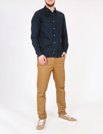 Camasa Zara, bleumarin Albastru