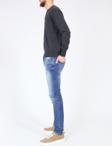 Blugi Bershka, albastru