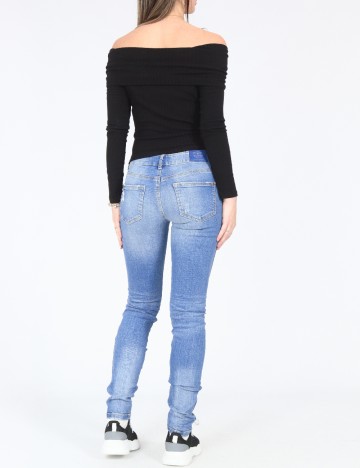 Blugi Bershka, albastru