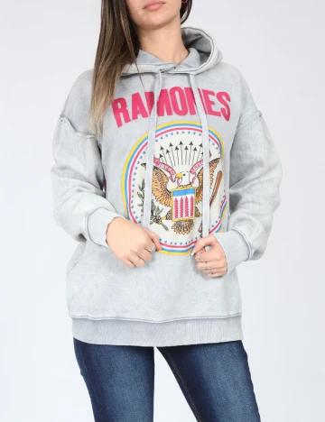 Hanorac Bershka, gri