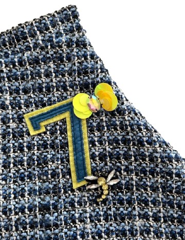 Fusta Zara, albastru