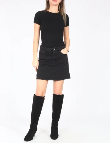 Fusta Zara, negru Negru