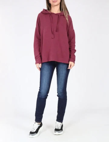 Hanorac Pull&Bear, roz pudra inchis Roz