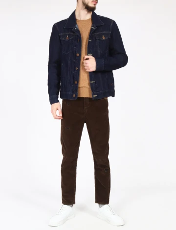 Jacheta Bershka, bleumarin Albastru