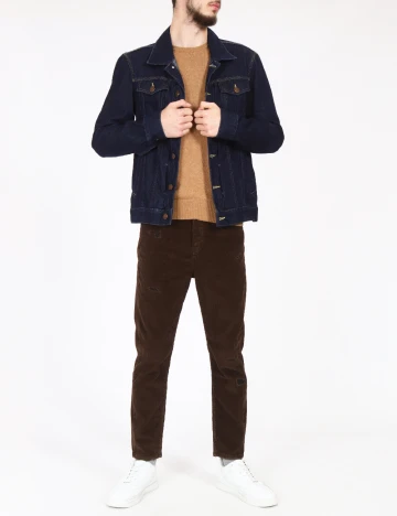 Jacheta Bershka, bleumarin Albastru