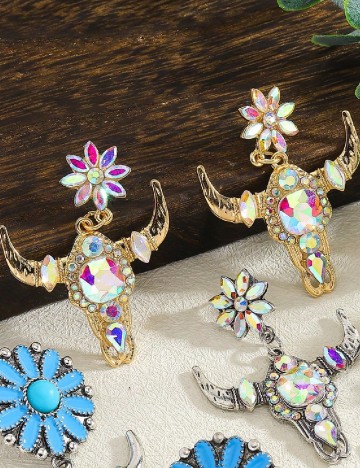 
						Cercei SHEIN, mix culori