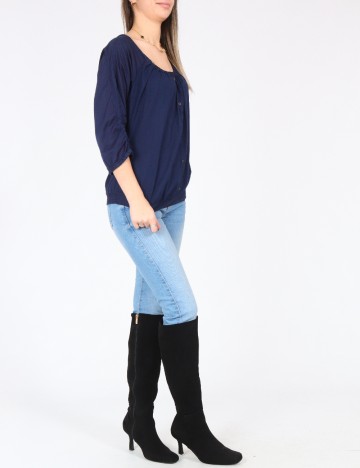 Bluza Bershka, bleumarin