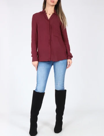 Camasa Pull&Bear, visiniu