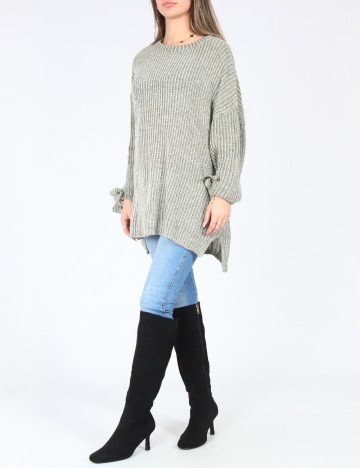 Pulover Oversize Pull&Bear, verde