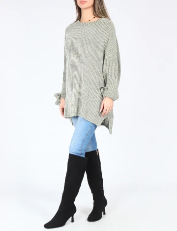 Pulover Oversize Pull&Bear, verde