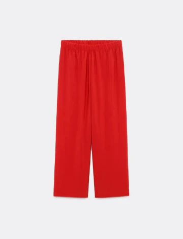 Pantaloni Zara, rosu