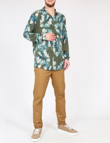 Camasa Zara, verde/albastru