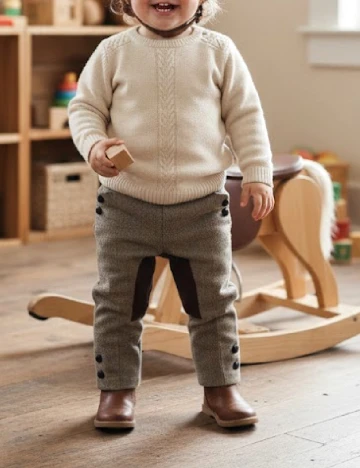 Pantaloni Zara, maro