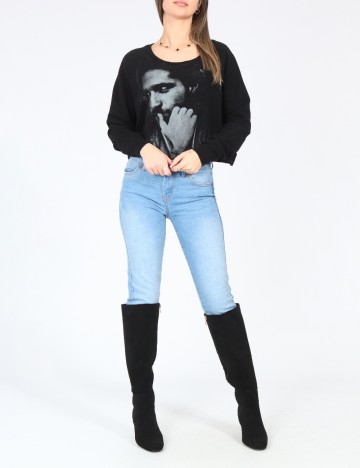 Bluza Bershka, negru