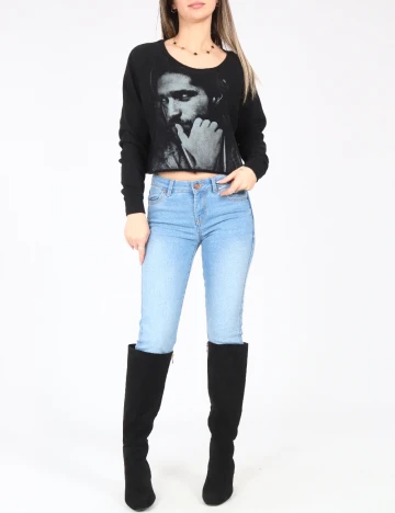 Bluza Bershka, negru