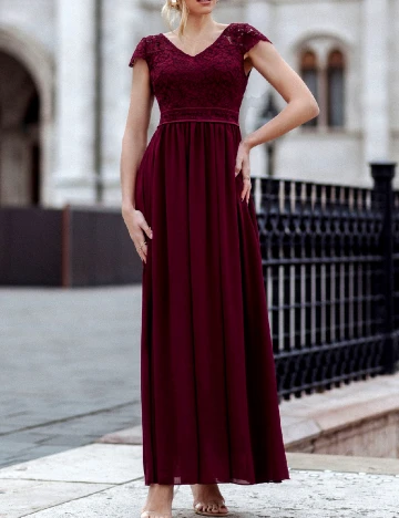 Rochie lunga Miusol, visiniu