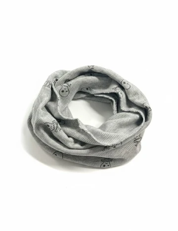 Esarfa circulara Zara, gri