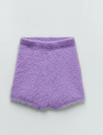 Pantaloni scurti Zara, mov