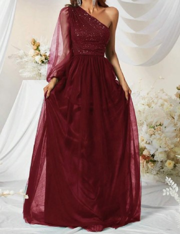 
						Rochie lunga SHEIN, rosu