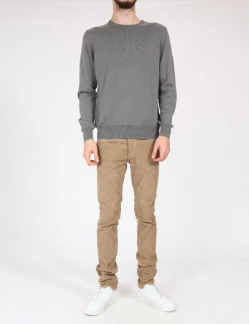 Pantaloni Zara, bej Crem