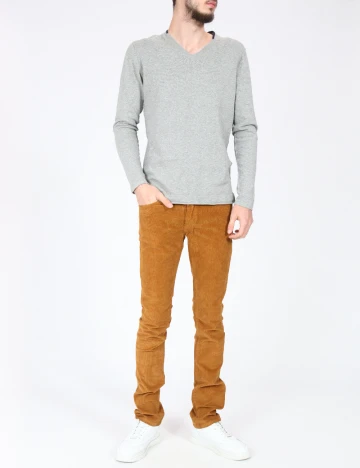 Pantaloni Zara, maro