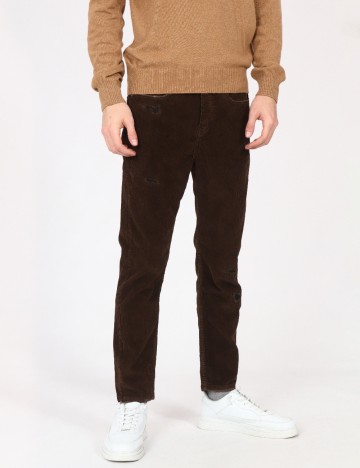 
						Pantaloni Zara, maro