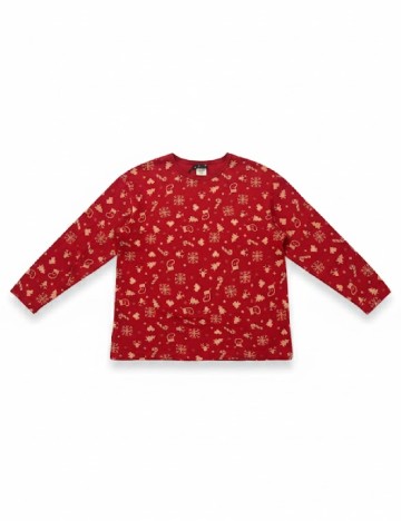 Bluza de pijama Zara, rosu