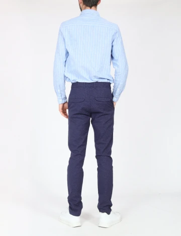 Pantaloni Zara, bleumarin Albastru