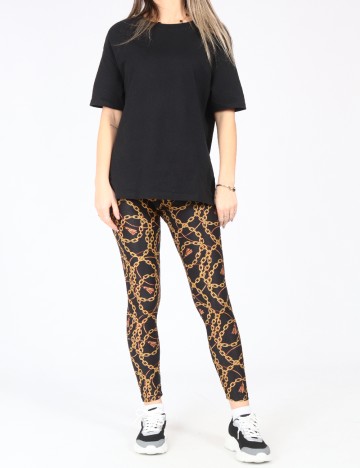 Colanti Zara, negru/galben