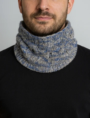 Fular Circular Zara, albastru