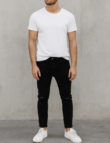 Blugi Zara, negru Negru