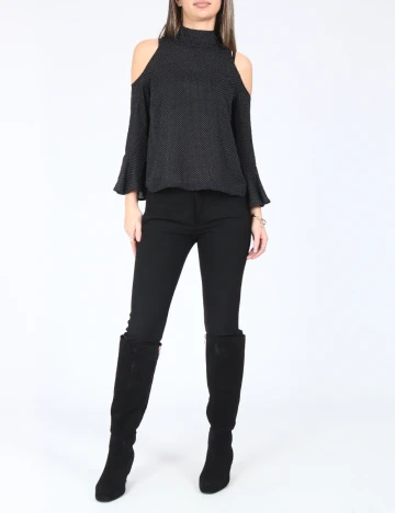 Bluza Bershka, negru