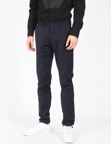 Pantaloni Zara, bleumarin Albastru