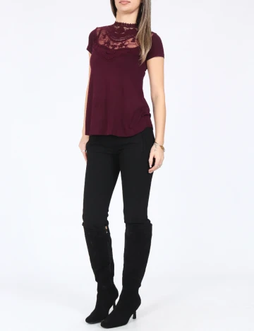 Bluza Bershka, pruna