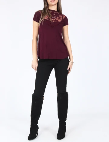 Bluza Bershka, pruna