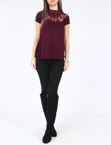 Bluza Bershka, pruna