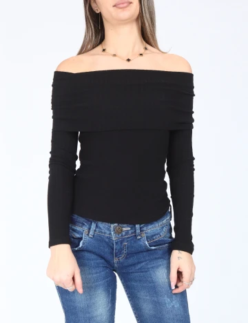 Bluza Bershka, negru