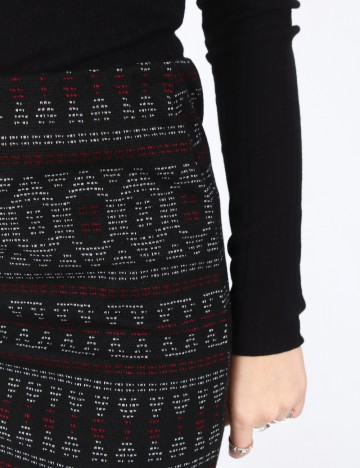 Fusta Bershka, negru