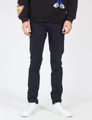 Pantaloni Zara, bleumarin Albastru