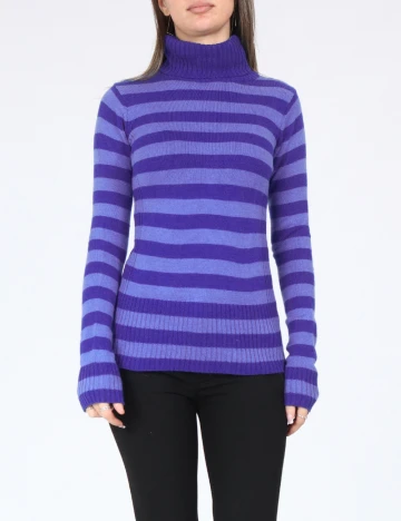 Bluza Bershka, albastru Albastru