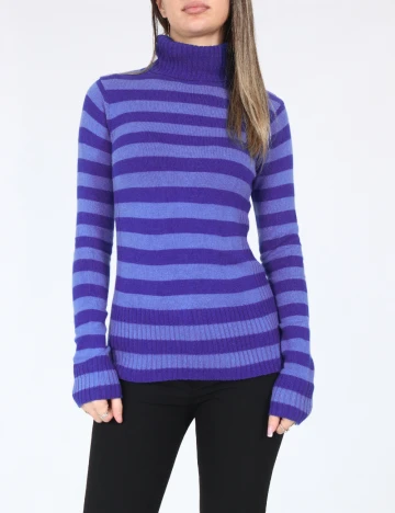 Bluza Bershka, albastru Albastru