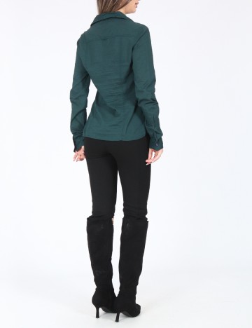 Camasa Bershka, verde