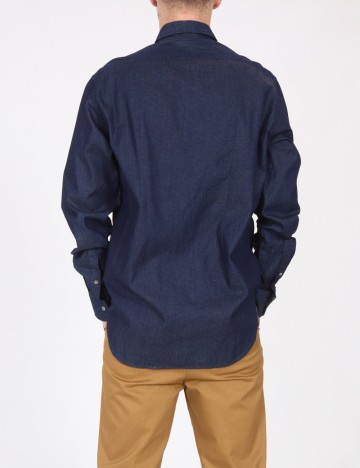 Camasa Zara, bleumarin