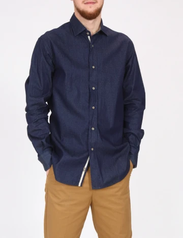 Camasa Zara, bleumarin Albastru