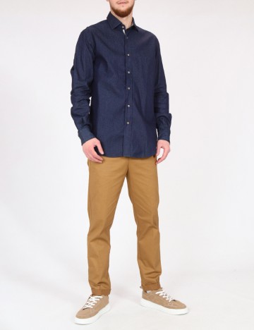 
						Camasa Zara, bleumarin