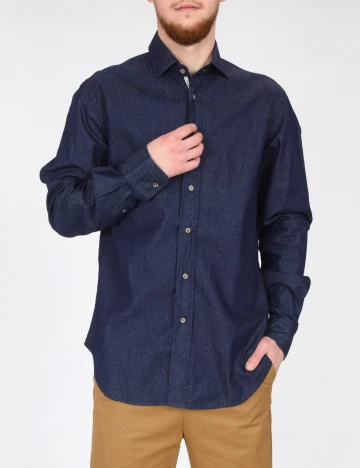 Camasa Zara, bleumarin Albastru