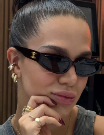 Ochelari de soare SHEIN, negru Negru