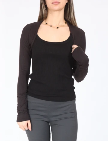 Bolero Bershka, maro inchis