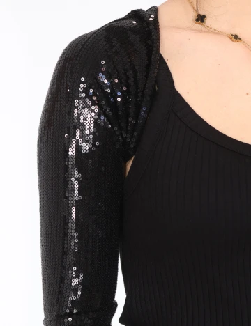 Bolero Bershka, negru