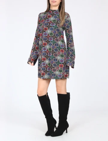 Rochie scurta Zara, mix culori